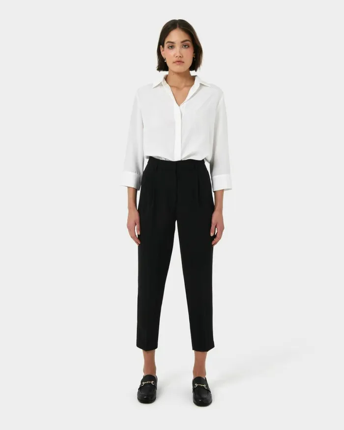 Forcast Carter 2 Slim Pants Sky Bluesepiaecruivoryblack Women HighWaisted Pants