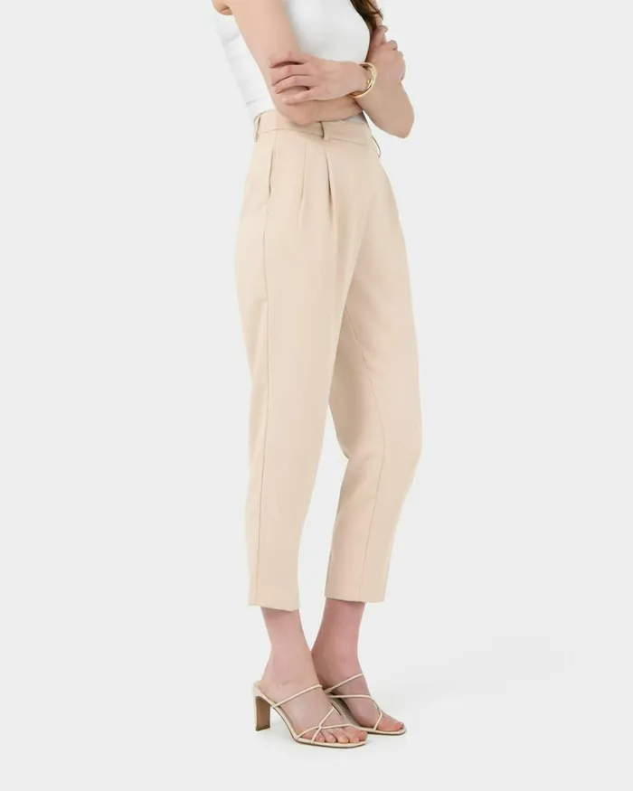 Forcast Carter 2 Slim Pants Sky Bluesepiaecruivoryblack Women HighWaisted Pants
