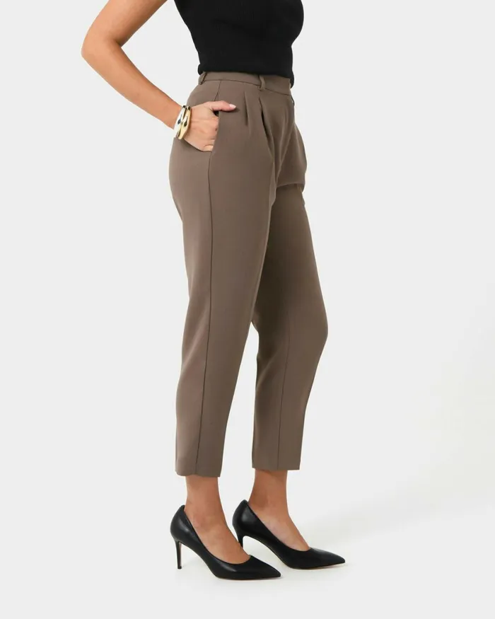 Forcast Carter 2 Slim Pants Sky Bluesepiaecruivoryblack Women HighWaisted Pants