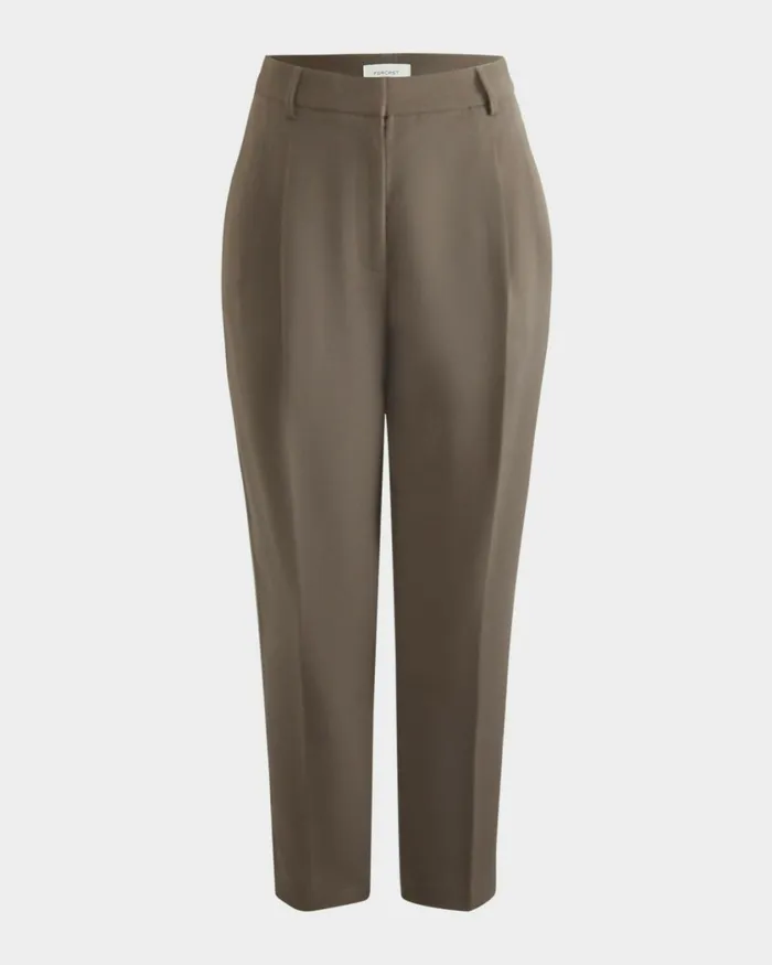 Forcast Carter 2 Slim Pants Sky Bluesepiaecruivoryblack Women HighWaisted Pants