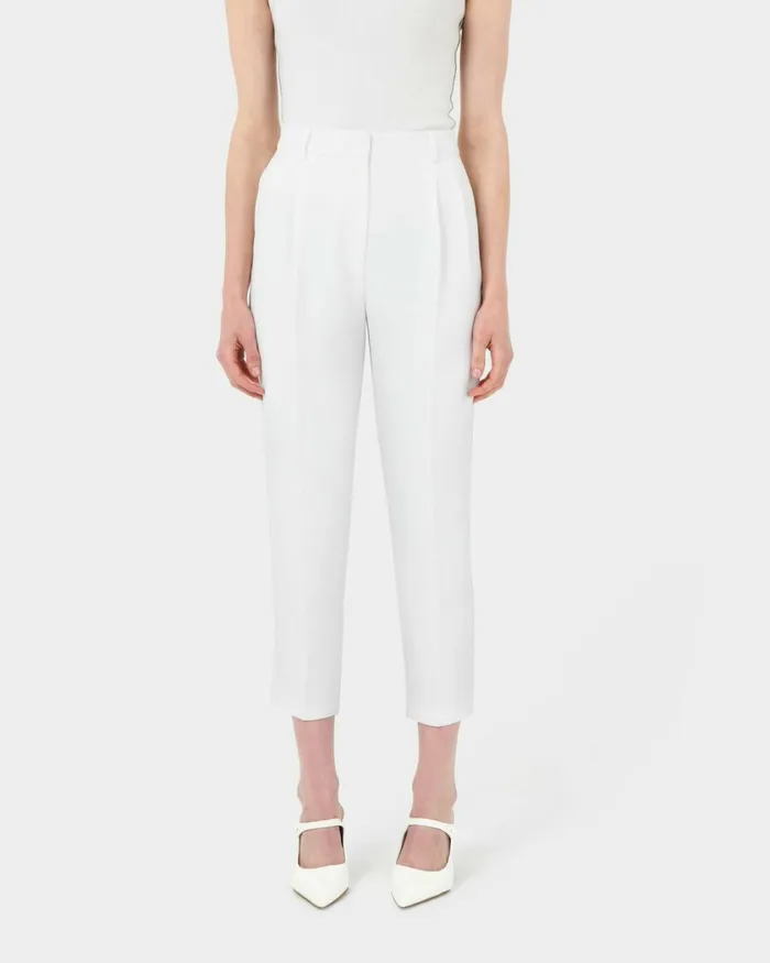 Forcast Carter 2 Slim Pants Sky Bluesepiaecruivoryblack Women HighWaisted Pants