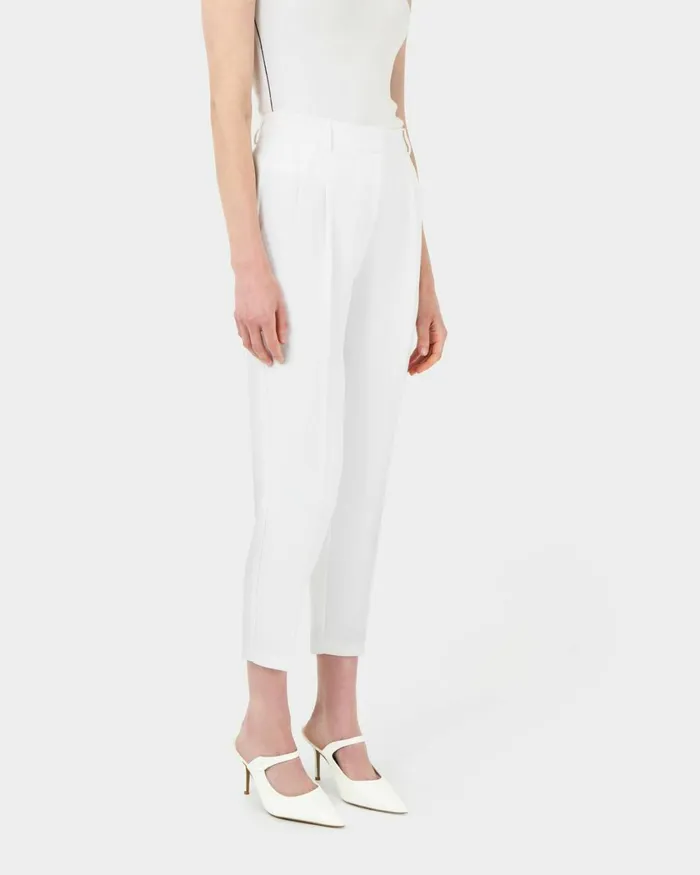 Forcast Carter 2 Slim Pants Sky Bluesepiaecruivoryblack Women HighWaisted Pants