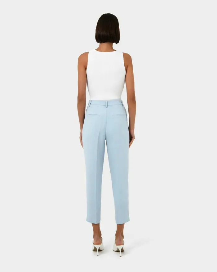 Forcast Carter 2 Slim Pants Sky Bluesepiaecruivoryblack Women HighWaisted Pants