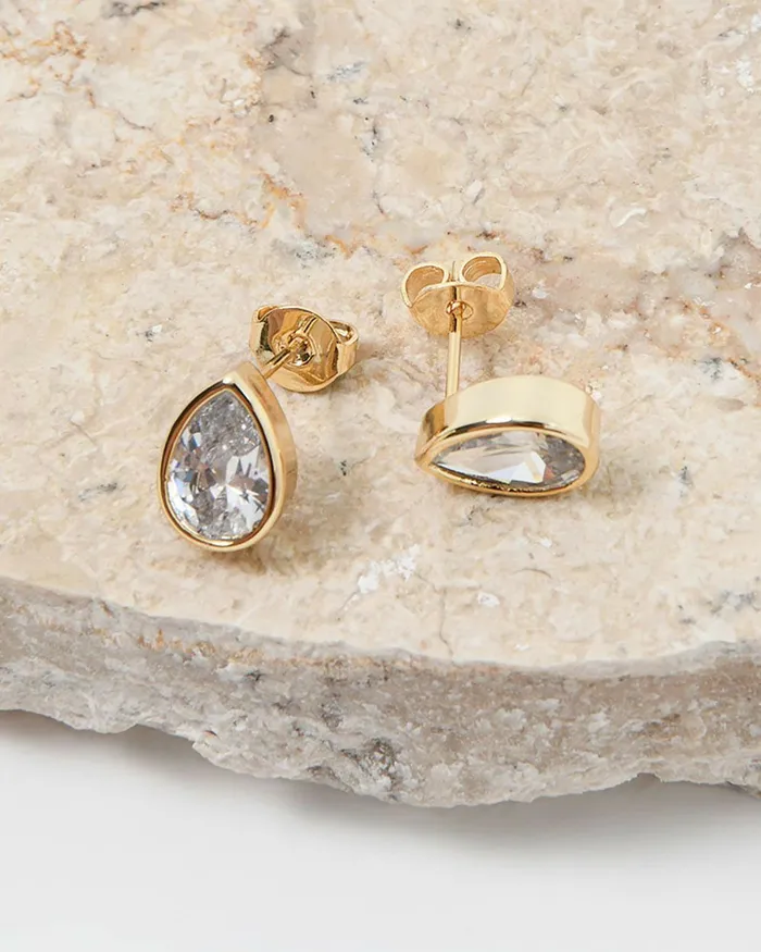 Forcast Caterina 16k Gold Earrings Gold Women Earrings