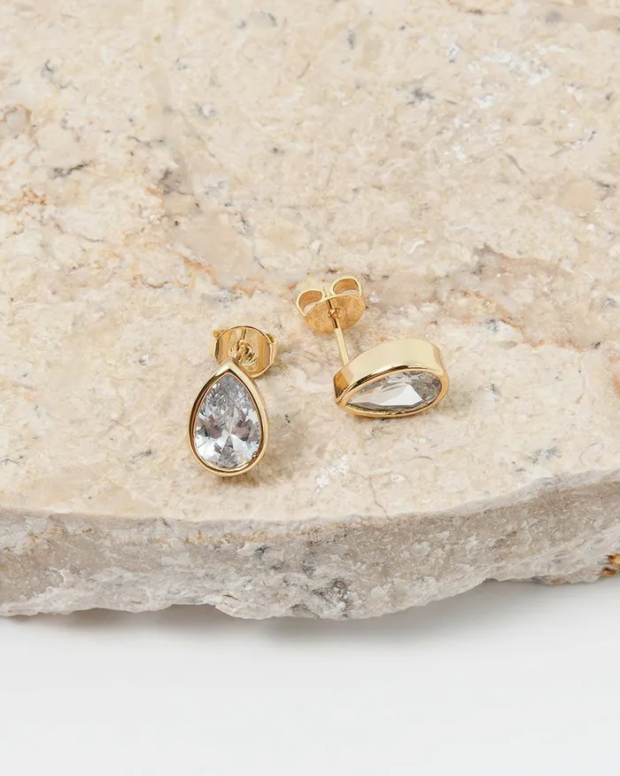 Forcast Caterina 16k Gold Earrings Gold Women Earrings