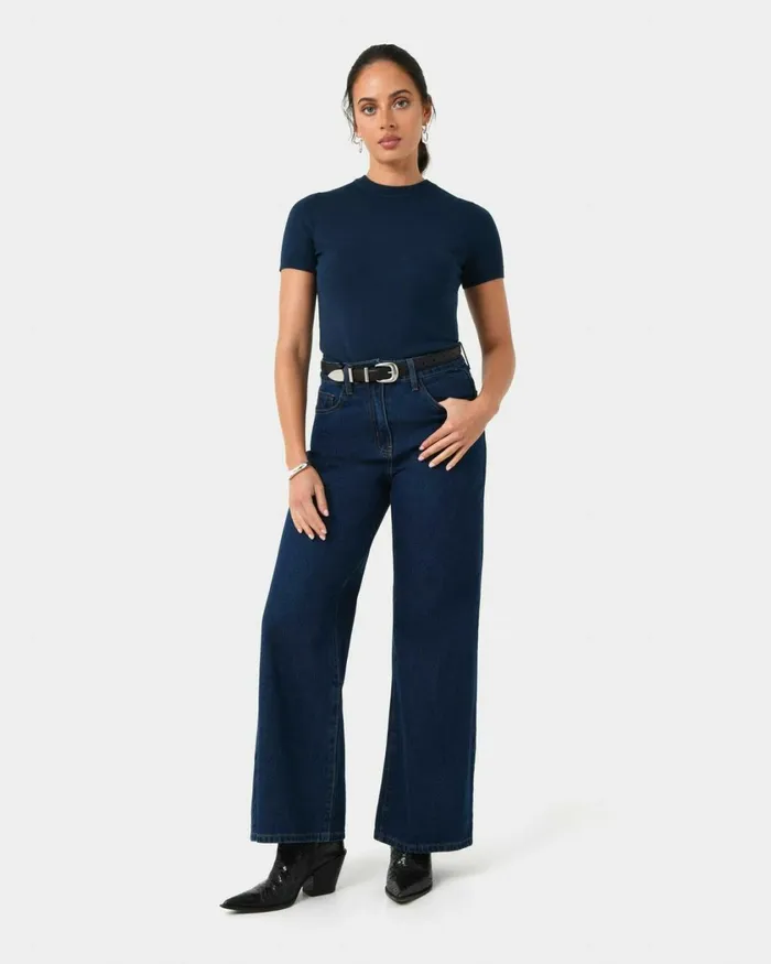 Forcast Catherine Short Sleeve Knit Cabernetlight Taupetobaccomauve Pinkcoral Creamivorynavylight Greyblack Women TShirts and Tops