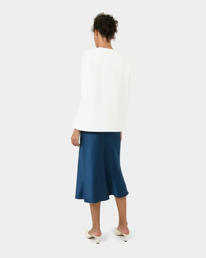 Forcast Christina 2 Cape Jacket Pale Nudeivory Women Jackets and Blazers