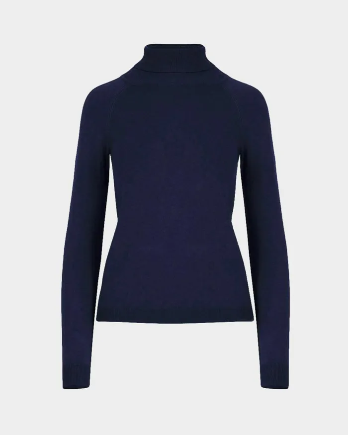 Forcast Clarisse Turtleneck Sweater Coffeeredivorypastel Khakinavygreycharcoalblack Women Long Sleeve Tops