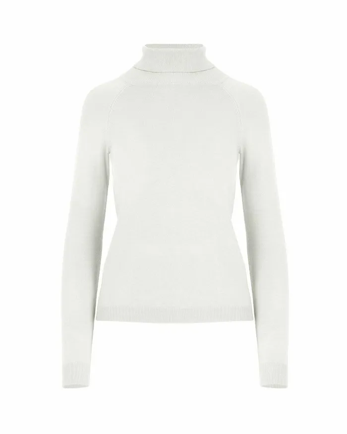 Forcast Clarisse Turtleneck Sweater Coffeeredivorypastel Khakinavygreycharcoalblack Women TShirts and Tops