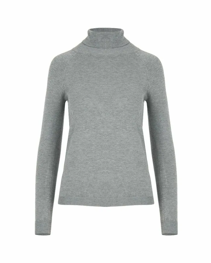 Forcast Clarisse Turtleneck Sweater Coffeeredivorypastel Khakinavygreycharcoalblack Women TShirts and Tops