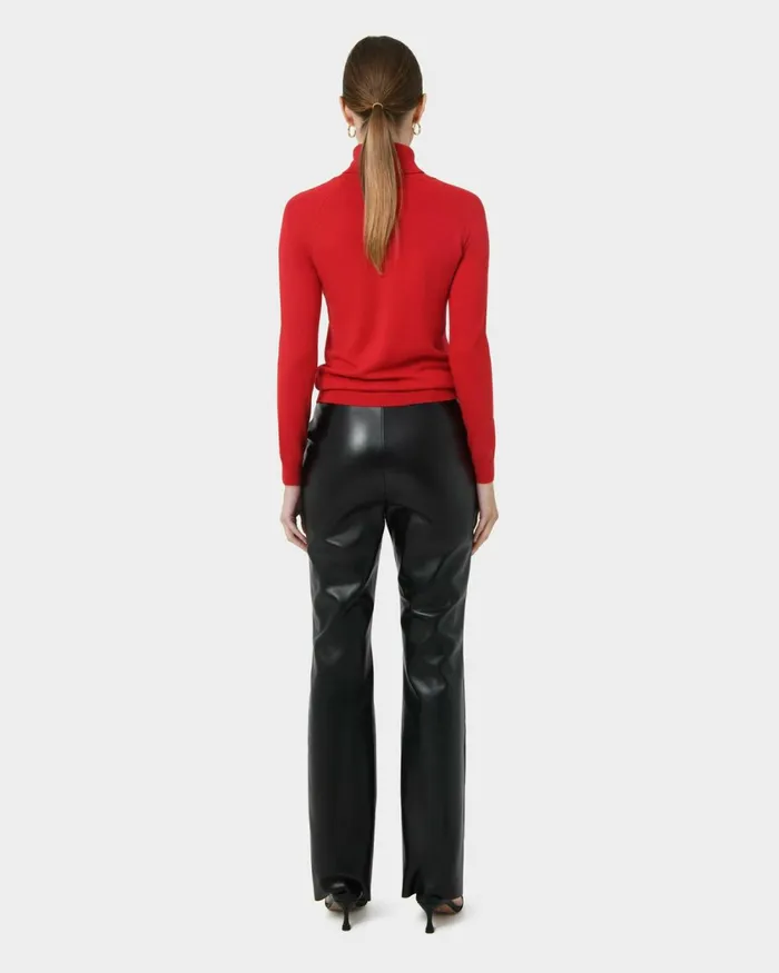 Forcast Clarisse Turtleneck Sweater Coffeeredivorypastel Khakinavygreycharcoalblack Women TShirts and Tops