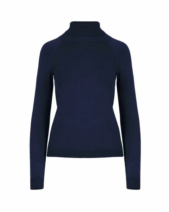 Forcast Clarisse Turtleneck Sweater Coffeeredivorypastel Khakinavygreycharcoalblack Women TShirts and Tops