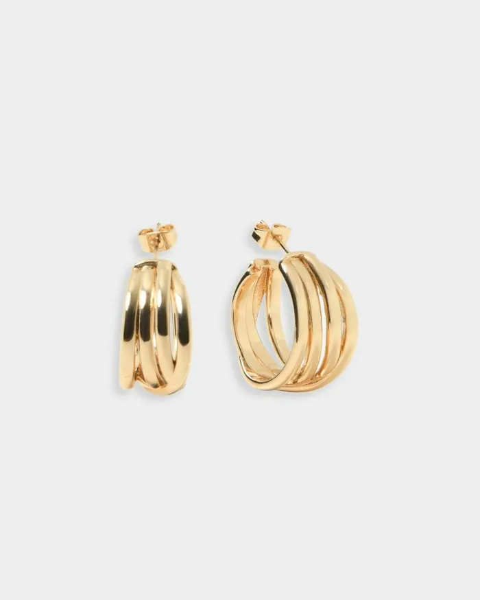 Forcast Dailyn Earrings Gold Women Earrings