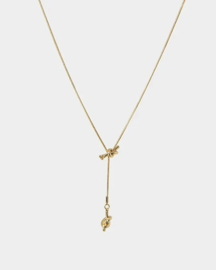 Forcast Danelly Gold Plated Necklace Gold Women Necklaces