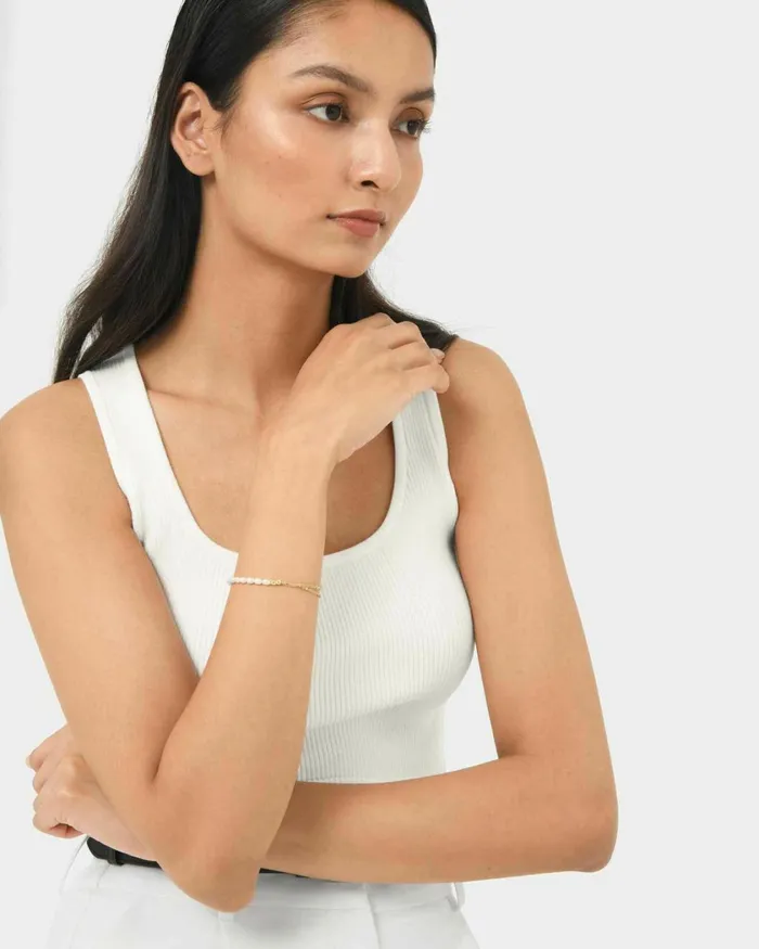 Forcast Delaney Pearl Bracelet Gold Women Bracelets