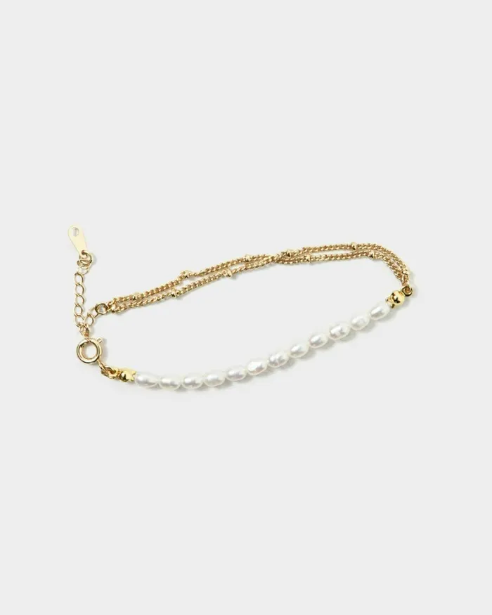 Forcast Delaney Pearl Bracelet Gold Women Bracelets