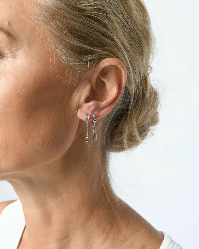 Forcast Diya Sterling Silver Earring Silver Women Earrings