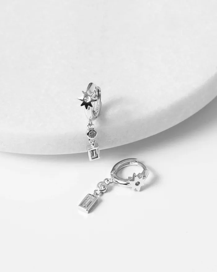 Forcast Diya Sterling Silver Earring Silver Women Earrings