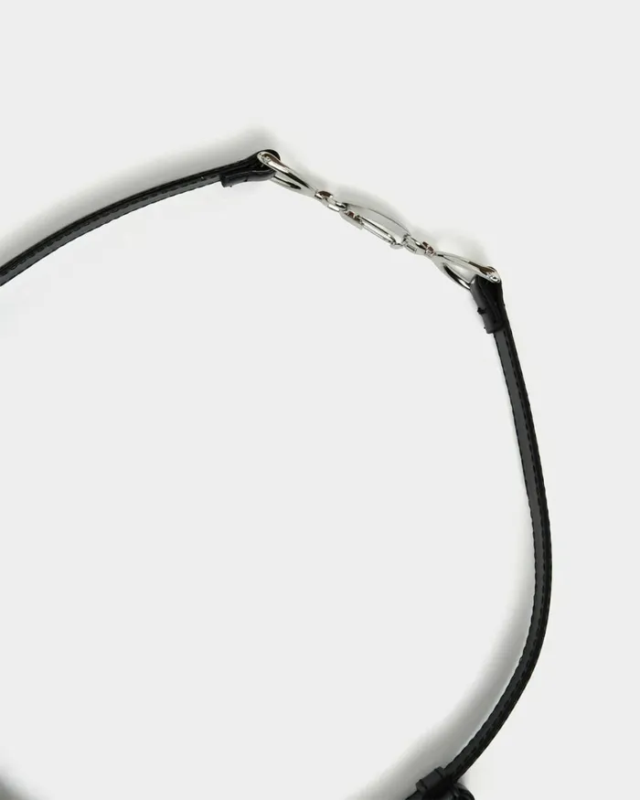Forcast Emeri Leather Adjustable Belt Cream Women Belts