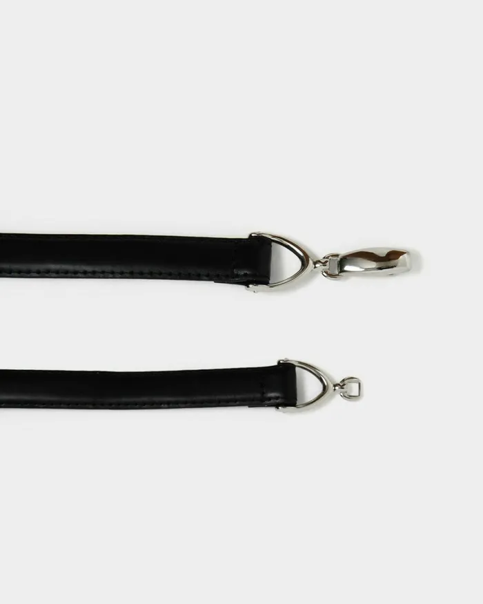 Forcast Emeri Leather Adjustable Belt Cream Women Belts