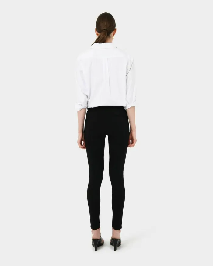 Forcast Emily HighWaisted Skinny Pants Navyblack Women HighWaisted Pants