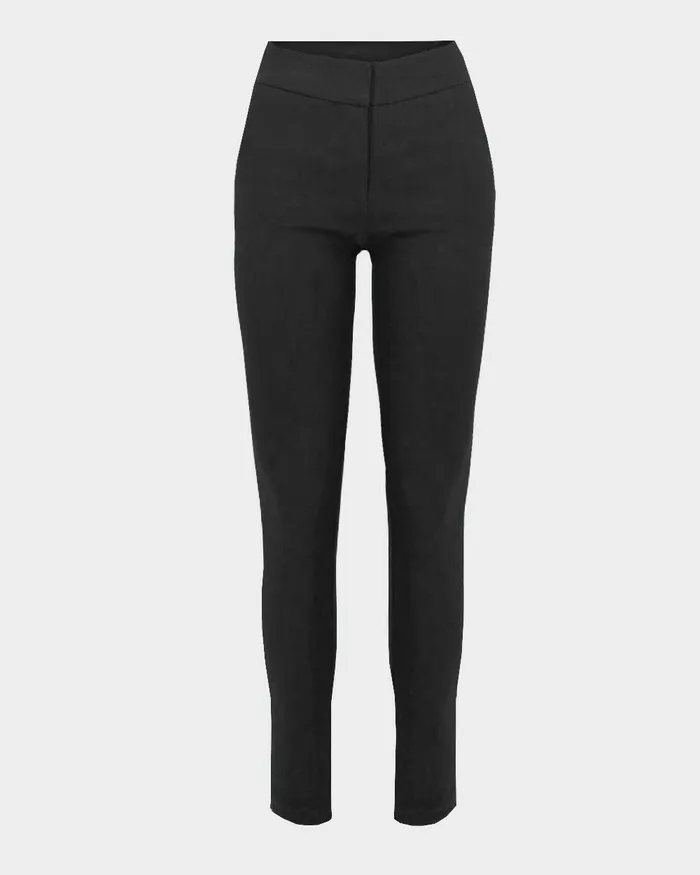 Forcast Emily HighWaisted Skinny Pants Navyblack Women HighWaisted Pants
