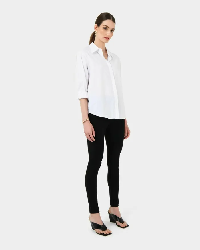 Forcast Emily HighWaisted Skinny Pants Navyblack Women HighWaisted Pants