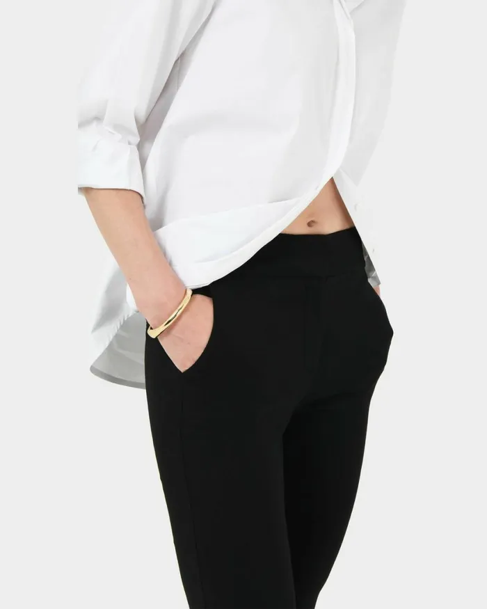 Forcast Emily HighWaisted Skinny Pants Navyblack Women HighWaisted Pants