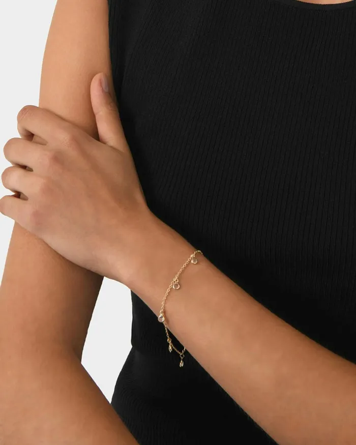 Forcast Esme 16k Gold Plated Bracelet Gold Women Bracelets