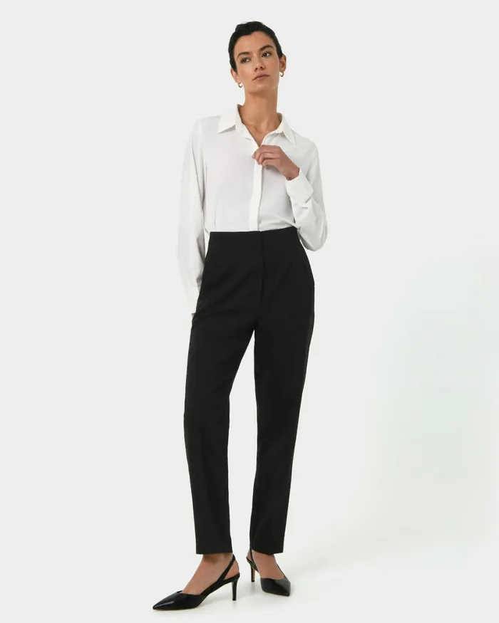 Forcast Everest Tapered Pants Black Women HighWaisted Pants