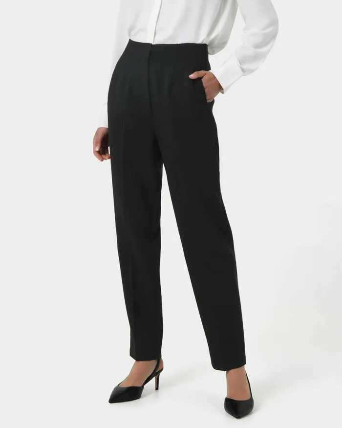 Forcast Everest Tapered Pants Black Women HighWaisted Pants