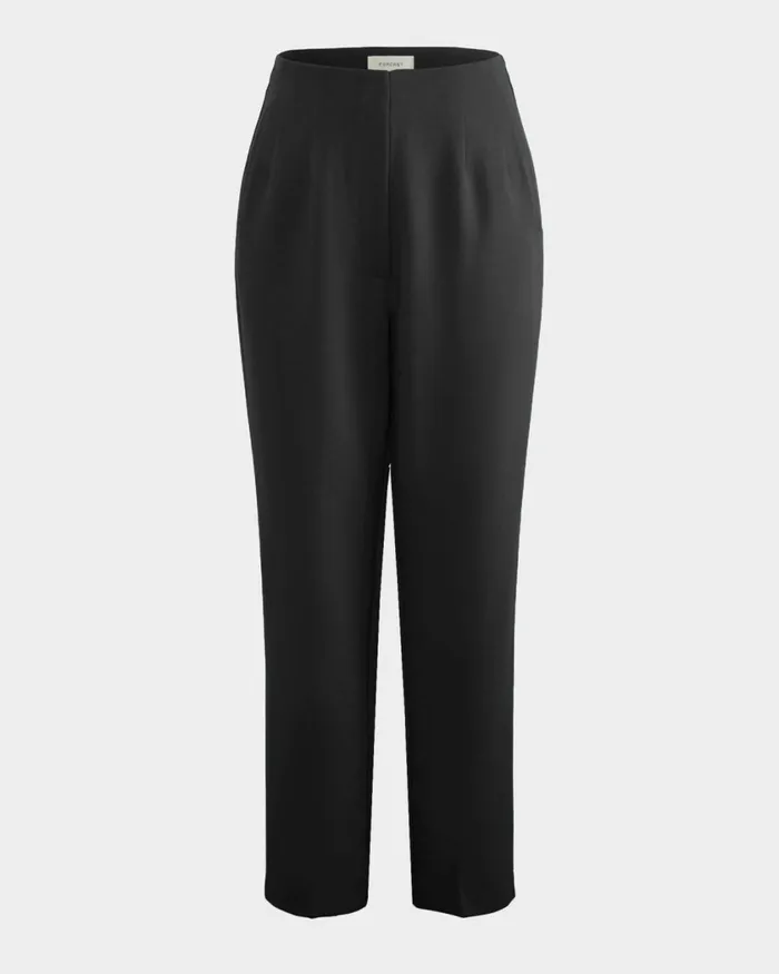Forcast Everest Tapered Pants Black Women HighWaisted Pants