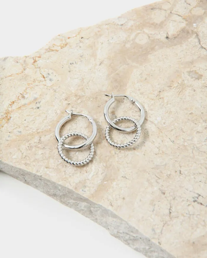 Forcast Felicity 2 Way Earrings Goldsilver Women Earrings