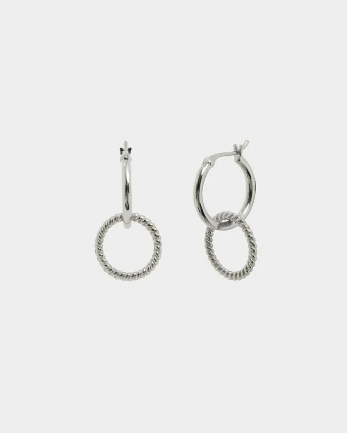 Forcast Felicity 2 Way Earrings Goldsilver Women Earrings