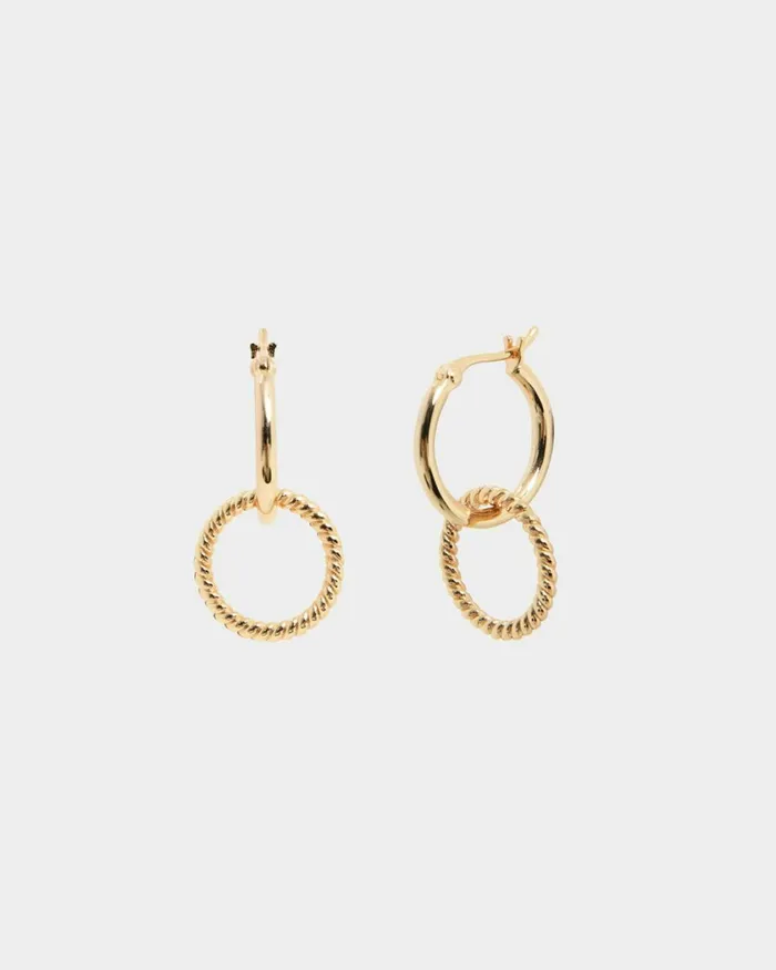 Forcast Felicity 2 Way Earrings Goldsilver Women Earrings