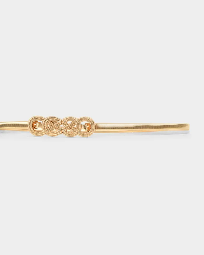 Forcast Fiona Stretch Metal Belt Gold Women Belts
