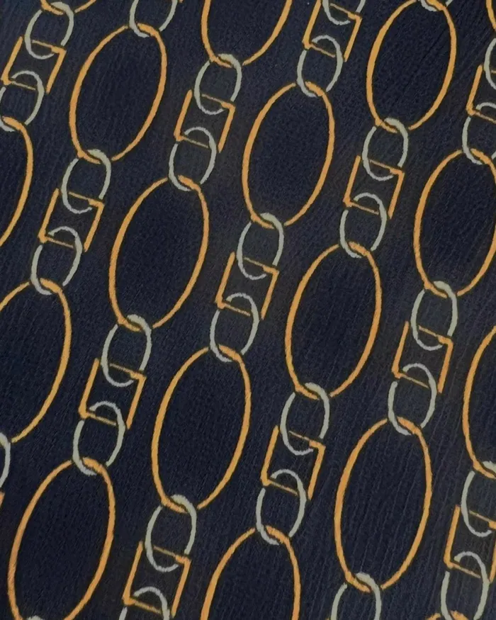 Forcast Freya Chain Print Blouse Navy Women TShirts and Tops