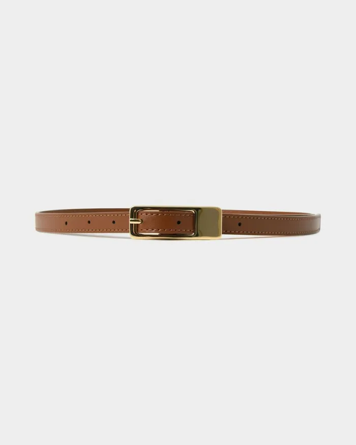 Forcast Galilea Leather Belt Tan Women Belts