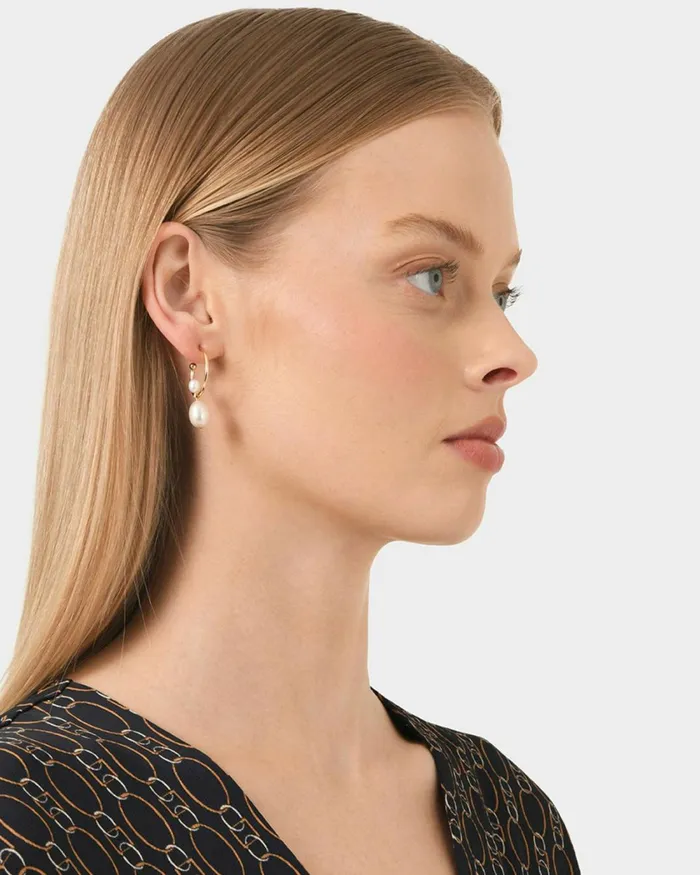 Forcast Gina 16k Gold Plated Earring Gold Women Earrings