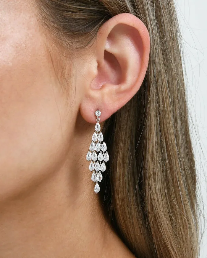 Forcast Gisela Sterling Silver Earring Silver Women Earrings