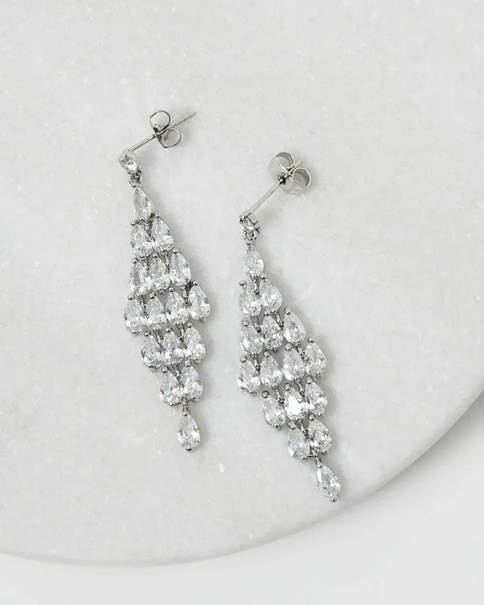 Forcast Gisela Sterling Silver Earring Silver Women Earrings