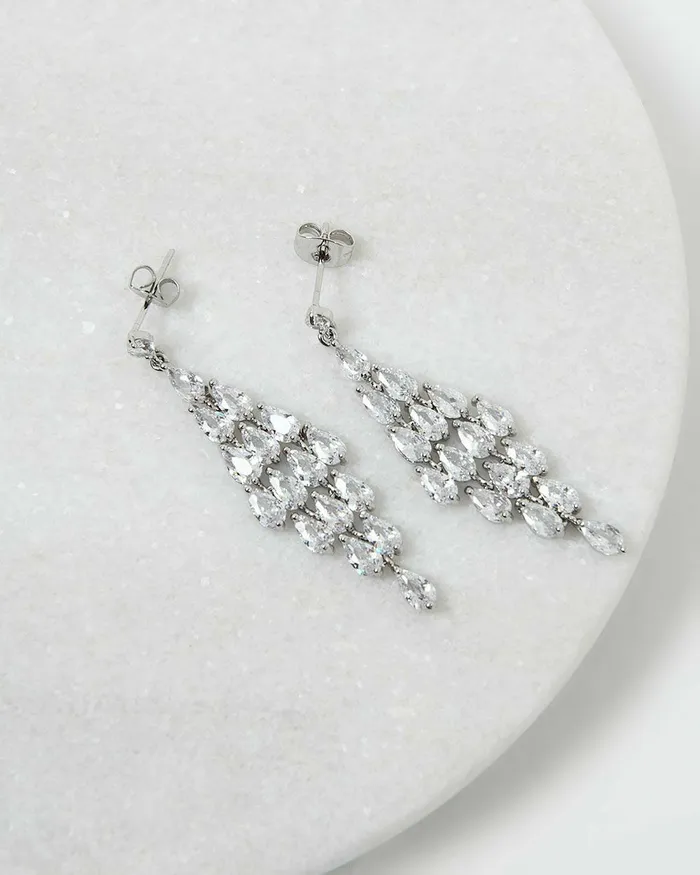 Forcast Gisela Sterling Silver Earring Silver Women Earrings