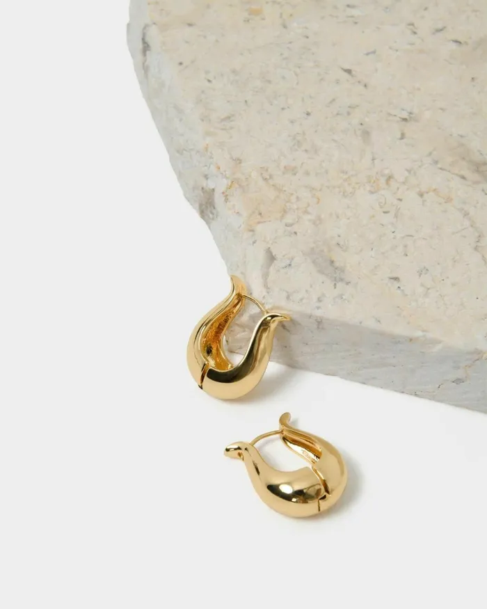 Forcast Goulbury Hoop Earrings Goldsilver Women Earrings