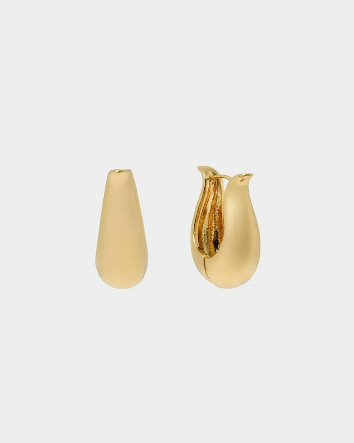 Forcast Goulbury Hoop Earrings Goldsilver Women Earrings