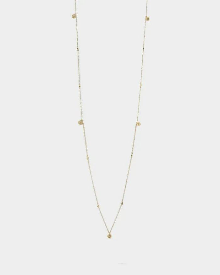 Forcast Harlie 16k Gold Long Necklace Gold Women Necklaces