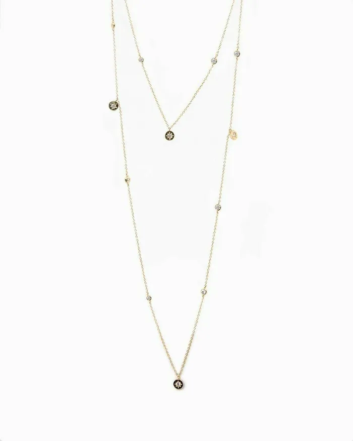 Forcast Harlie 16k Gold Long Necklace Gold Women Necklaces
