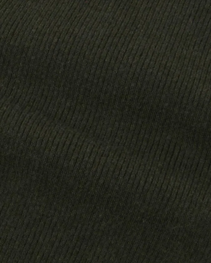 Forcast Harriet Tie Waist Knit Dress Olive Khakibalsam Women Midi Dresses
