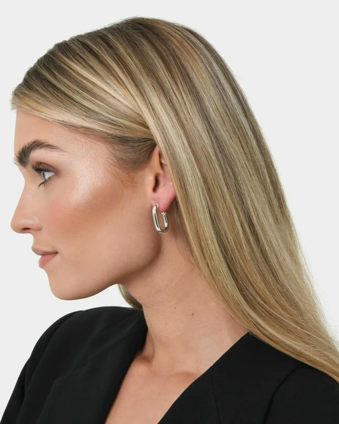 Forcast Hazel Sterling Silver Earrings Goldsilver Women Earrings