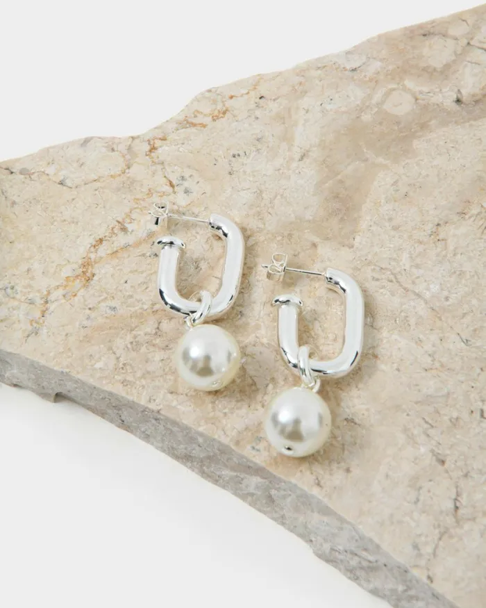 Forcast Hazel Sterling Silver Earrings Goldsilver Women Earrings