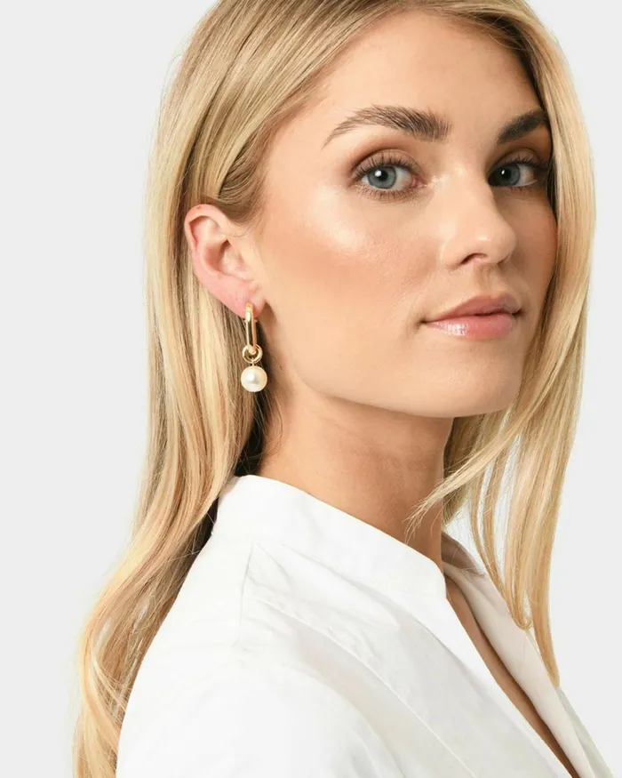 Forcast Hazel Sterling Silver Earrings Goldsilver Women Earrings